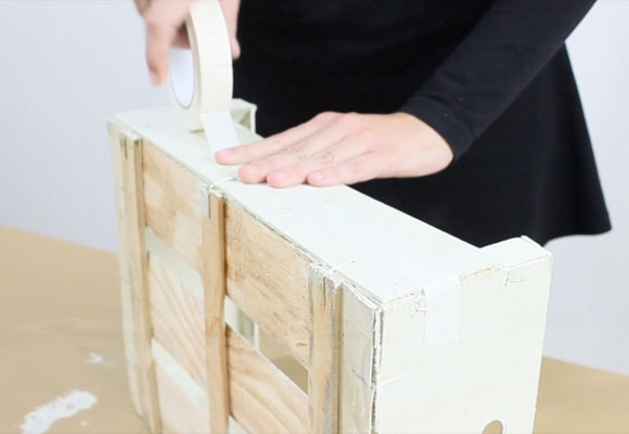 Un nuevo uso para una caja de fruta