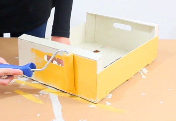 Un nuevo uso para una caja de fruta