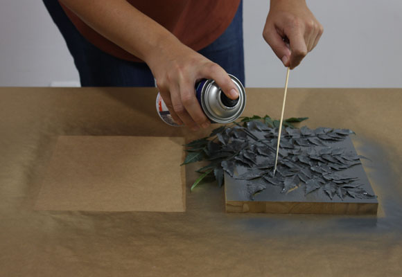 Pinta tus propios cuadros con hojas de otoño 4 Pinta tus propios cuadros con hojas de otoño